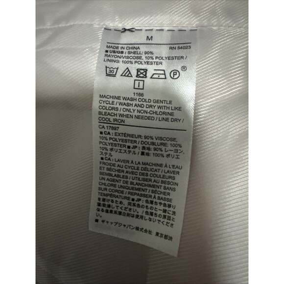 Banana Republic Soft Trench Coat SZ M oxford tan NWT - Picture 11 of 13